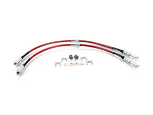 Exact-Fit Stainless Steel Brake Lines - Front