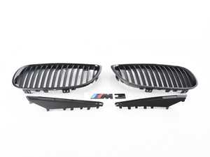 ES#3579195 - e9xm3blkKT - Black Out Kit - Gloss Black  - Adds gloss black front kidney, side vents and a black M3 badge - Assembled By ECS - BMW