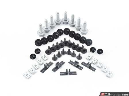 ES#3151570 - 5N0898623 - Front Bumper Mounting Hardware Kit - Set of mounting parts for the front bumper - Genuine Volkswagen Audi - Volkswagen