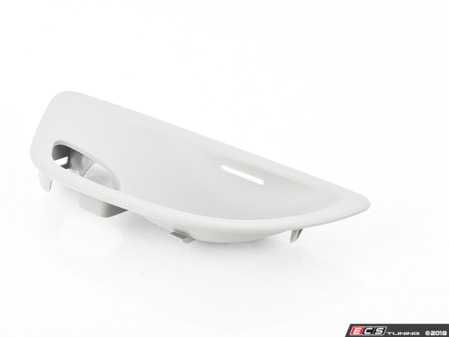 ES#2207170 - 51417226367 - F10 Door Handle insert - left - Gray, Fits front and rear doors - Genuine BMW - BMW