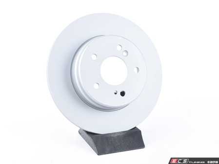 ES#3624003 - 2104231012 - Rear Brake Rotors - Pair - Solid Rotors - 290mm Diameter - Zimmermann - Mercedes Benz