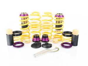ES#3427369 - 253100BH - KW H.A.S. - Height Adjustable Spring Kit - Retains the use of your factory shocks while providing the ability to adjust ride height from 0.6" to 1.6" Front 1.0" to 1.8" Rear - KW Suspension - Audi