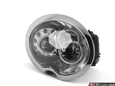 ES#2986334 - 63127198739 - Headlight Assembly Xenon - Left LUS5472
 - Mounts to the front hood section, AL and Magnetti Marelli are the same company on this part. - Automotive Lighting - MINI