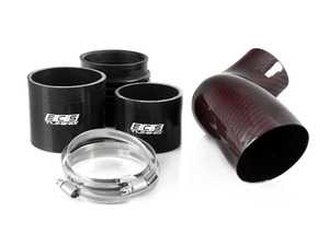 ES#3618989 - 023138ECS0102KT - Red Carbon Kevlar Turbo Inlet Pipe Kit - (NO LONGER AVAILABLE) - Add a touch of Red Carbon Kevlar to your engine bay and smooth out the intake tract with our ECS Red Carbon Kevlar Inlet Pipe! - ECS - 