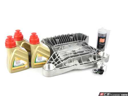 ES#3579821 - 33112282482KT2 - Performance Differential Cover install kit  - Includes new cover with Turner Motorsport Solid Aluminum bushings, fluid, gasket maker and ECS Magnetic Differential Oil Drain Plug - Assembled By ECS - BMW