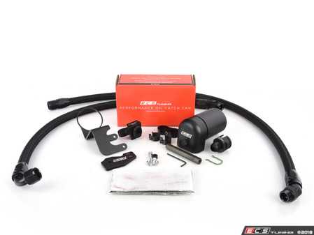 ES#3138254 - 017637ecs01KT - Performance Baffled Oil Catch Can System - Keep your intake tract clean and carbon free - ECS - Audi