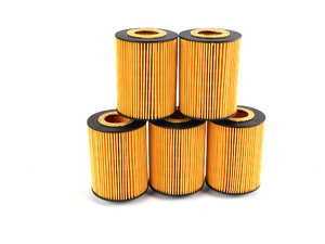 ES#1892690 - 11427511161 - Oil Filter - 5 Pack - Stock Up And SAVE! - Includes all related gaskets - Hengst - BMW