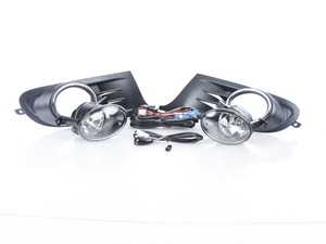 ES#3410342 - FL-VG2010-C - OE Style Fog Light Kit - Clear - Add fog lights to your MK6 Golf or Jetta SportWagen - Spyder - Volkswagen