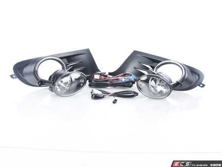 ES#3410342 - FL-VG2010-C - OE Style Fog Light Kit - Clear - Add fog lights to your MK6 Golf or Jetta SportWagen - Spyder - Volkswagen