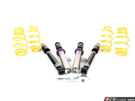 ES#2580707 - 15280068 - KW V2 Series Coilover Kit - Adjustable Dampening - Variant 2 coilovers offer sport handling with adjustable rebound dampening - KW Suspension - Volkswagen
