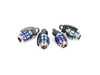 ES#3170852 - 4PCNEOVSGRENADE - Grenade Valve Stem Caps - Neo Chrome  - Lightweight anodized spike valve stem caps measuring 1.57" high - Sickspeed - BMW Volkswagen