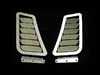 ES#3603485 - A0140A-RAW - Hood Louver Kit - Raw Aluminum  - Reduce engine bay heat and increase looks! - Verus Engineering - Volkswagen