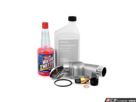 ES#2724965 - E36FNdkt -  Comprehensive Fan Delete Kit  - Free up some extra horsepower by deleting your fan - with upgraded aluminum thermostat housing and fan delete nut - Assembled By ECS - BMW