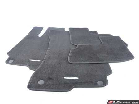 ES#2204081 - 21668006489F87 - Carpeted Floor Mats - Set of Four - Complete set of high quality black floor mats - Genuine Mercedes Benz - Mercedes Benz