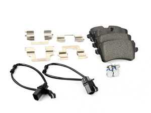 ES#3470629 - 4H0698451K - Brake Pad Set - Rear - Includes brake pad sensor wires - Pagid - Audi