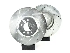 Evolution Tru-Cast Drilled And Slotted Rotor Pair - Front (348x30)