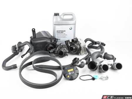 ES#3552895 - 171375429l2KT - ECS Cooling System Refresh Kit - Level 2 - A more advanced OE refresh kit - with with primary cooling system hoses and accessory belt - Genuine BMW - BMW