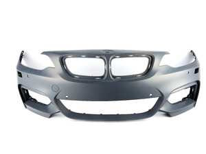 ES#4423162 - 51118058096KT - Front Bumper Cover - Primed - Genuine BMW front bumper. 
Price includes core charge. - Genuine BMW - BMW