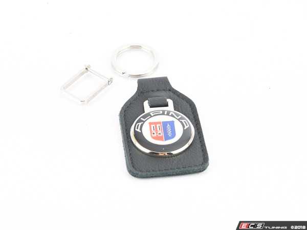 Alpina - 5100296 - ALPINA leather key ring II