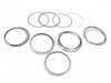 ES#3569778 - 314324 - JE Forged Piston Set - 81.5mm bore (oversized), 9.0:1 compression ratio, 86.4mm stroke- includes rings, wrist-pins, & circlips - JE Piston - Audi