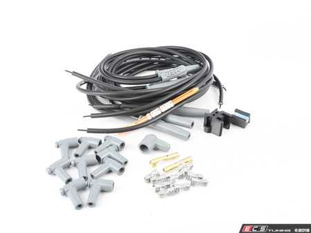 ES#3559442 - 31183 - Super Conductor Spark Plug Wire Set - Black - 8.5mm diamter with a copper alloy with ferro magnetic impregnated center core - MSD Performance - Volkswagen