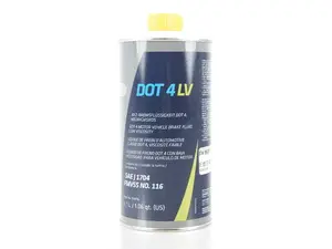DOT 4 Low Viscosity Brake Fluid - 1 Liter 
