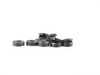 ES#3251513 - 82122456416 - Black slim line plate frame - Slim black plate from with bolt covers, also includes valve stem caps - Genuine BMW - BMW