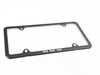 ES#3251513 - 82122456416 - Black slim line plate frame - Slim black plate from with bolt covers, also includes valve stem caps - Genuine BMW - BMW