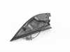ES#314802 - 1JM837974A01C - Inner Mirror Trim / Speaker - Right - Satin black trim for mirror area inside of door - Genuine Volkswagen Audi - Volkswagen