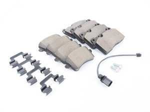 ES#2762278 - 8R0698151JKT2 - Front & Rear Brake Pad Kit - Factory replacement pads and wear sensor to restore a stock feel - Genuine Volkswagen Audi - Audi