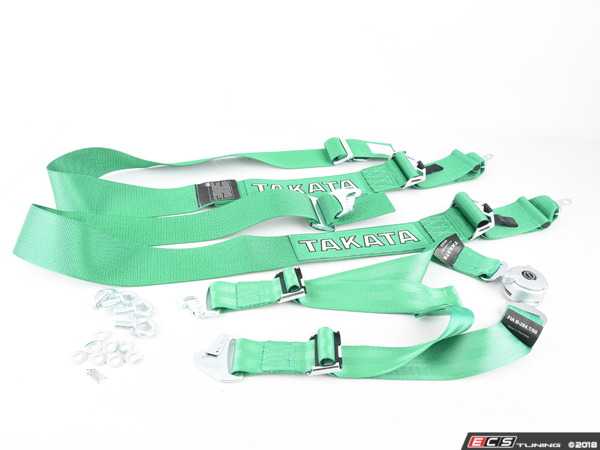 Takata - 71000US-H2 - Race 4 4-Point Racing Harness - Snap-On Mounted ...