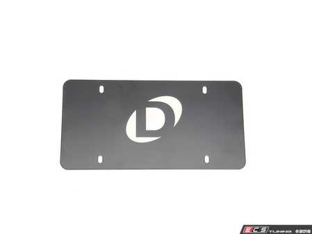 ES#3148920 - D010-0015 - Dinan Marque Plate - Black with Offset Logo - Show off your Dinan pride with this stylish license plate - Dinan - BMW MINI