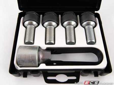 ES#4020644 - 82A071455 - Ball Seat Wheel Lock Kit - Set Of Four - Protect your OE wheels from theft. 14x1.5x27mm - Genuine Volkswagen Audi - Audi