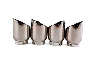 ES#1928329 - TC100013 - Stainless Steel Tips - For FE100041 Exhaust Kit - (NO LONGER AVAILABLE) - Give your A4 / S4 a polished look with these new exhaust tips - APR - 