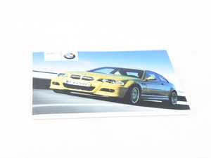 ES#13007 - 01410157310 - E46 Owner's handbook M3 E46/2 - Genuine BMW - BMW