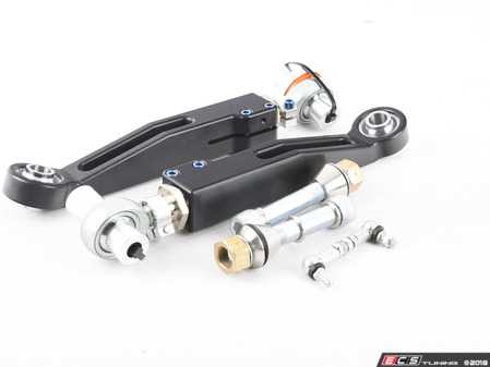 ES#3537058 - SPLFLCAE9X - Titanium Series Adjustable Front Lower Control Arms - Street - Adjust roll center, camber, and track width adjustment. Street version includes headlight adjusting rod. Made in the USA! - SPL Parts - BMW