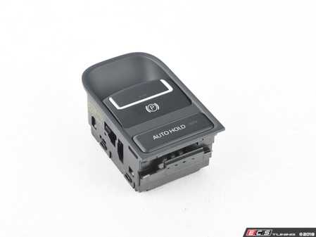 ES#3485678 - 5N0927225BXSJ - Electronic Parking Brake Button - Titanium Black - Replace your pealing or broken parking brake button - Genuine Volkswagen Audi - Volkswagen