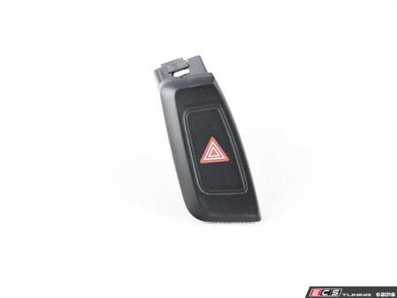 ES#453005 - 8K1941509V10 - Hazard Switch - Nero (Black) - Located at the center of the dashboard next to the display - Genuine Volkswagen Audi - Audi