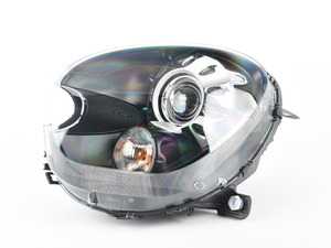 ES#2537812 - 63129808265 - Bi-Xenon Black Headlight Assembly - Left - Replace your cracked or broken headlight housing - Genuine MINI - MINI