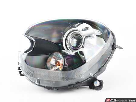 ES#2537812 - 63129808265 - Bi-Xenon Black Headlight Assembly - Left - Replace your cracked or broken headlight housing - Genuine MINI - MINI
