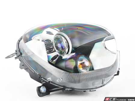 ES#2537813 - 63129808266 - Bi-Xenon Black Headlight Assembly - Right - Replace your cracked or broken headlight housing - Genuine MINI - MINI
