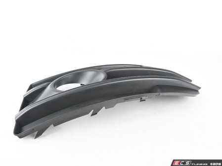 ES#2749812 - 8R0807681G01C - Fog Light Grille - Satin Black - Left - Restore the clean look of your exterior - Genuine Volkswagen Audi - Audi