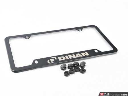 ES#3148918 - D010-0013 - Dinan License Plate Frame - Black - Show off your Dinan pride with this stylish license plate frame - Dinan - BMW MINI
