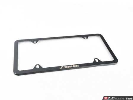 ES#3148923 - D010-0018 - Dinan Slimline License Plate Frame - Black - Show off your Dinan pride with this stylish license plate frame - Dinan - BMW MINI