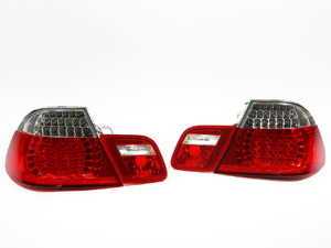 ES#240190 - E462TREDLED - LED Tail Light Set - White/Red - Dramatically improve the appearance of your BMW with this simple bolt on - EagleEyes - BMW