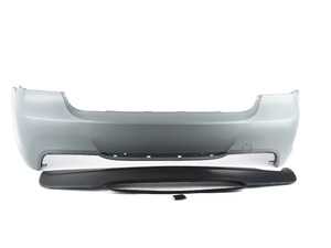 ES#2816804 - E90MTECHR328 - M-sport Style Rear Bumper Conversion - Single Exhaust - The look of the M-Sport rear bumper without the added cost - ECS - BMW