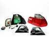 ES#240189 - E464TREDLED2 - LED Tail Light Set - White/Red - E46 Sedan - Dramatically improve the appearance of your BMW with this simple bolt on - EagleEyes - BMW