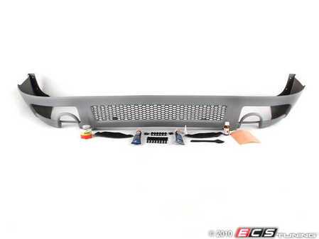 ES#436023 - 8E0071610U9AX - Audi Zubehor Rear Diffuser - Without Exhaust Trim - Arrives in primer and ready for paint - Audi Zubehor - Audi