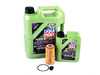 ES#3604040 - 06k1155622KT - Oil Service Kit - Includes 6 liters of Liqui Moly Molygen New Generation Engine Oil (5w-40), filter, drain plug with o-ring, and oil sticker - Assembled By ECS - Audi