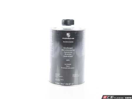 ES#3252193 - 00004321082 - Super DOT 4 Brake Fluid - 1 Liter - Specially formulated for your vehicle - Genuine Porsche - Porsche